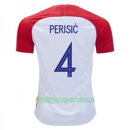 Billige Fotballdrakter Kroatia Perisic 4 VM 2018 Hjemmedraktsett